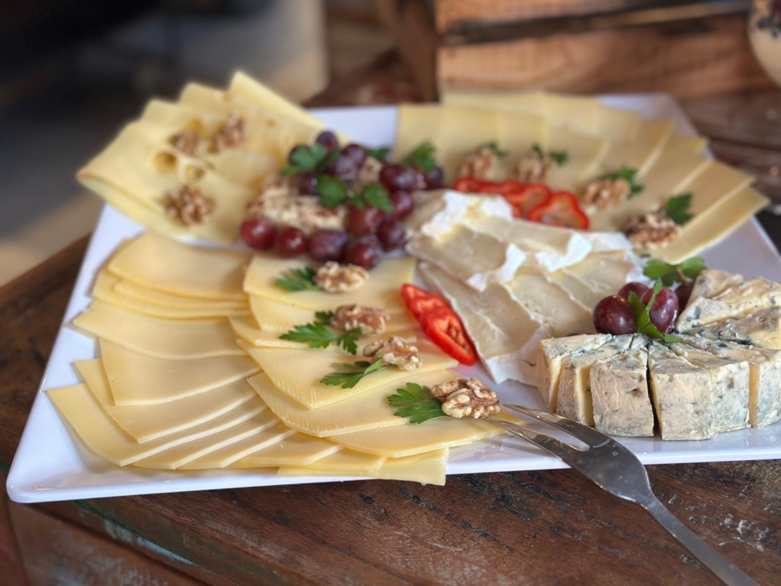 Frisch angerichtetes Gericht